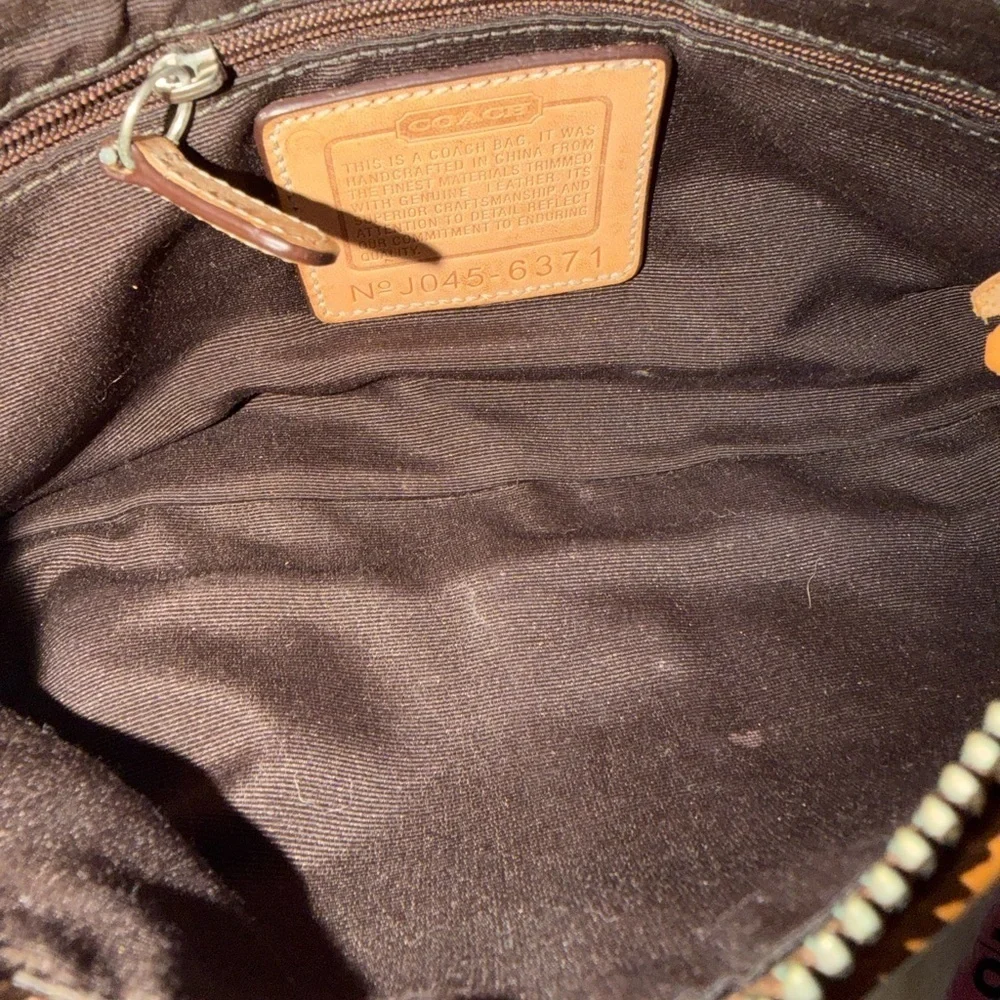Coach Tan Leather Men's Bag